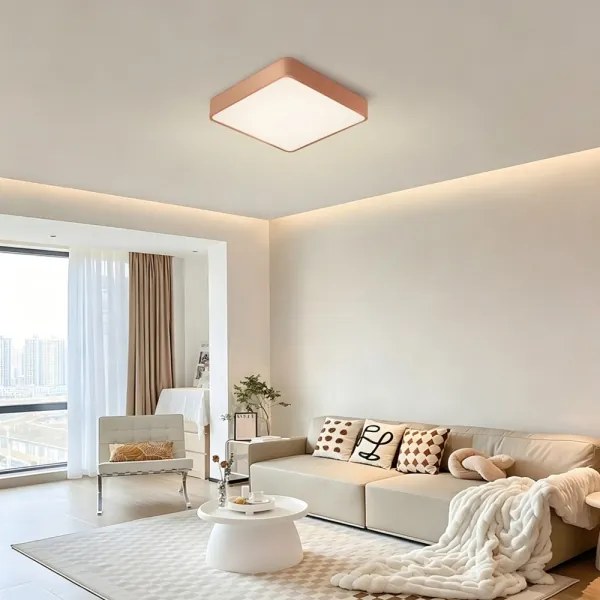 BRILAGI-LED Plafonieră POOL SQUARE LED/48W/230V 3000/4000/6000K 50x50 cm finisaj cupru