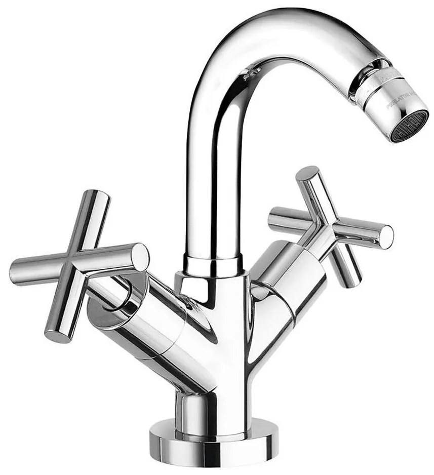 Baterie bideu Sapho AXIA, crom lucios