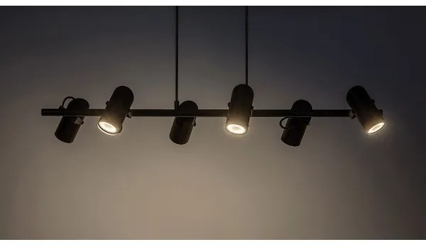 Lustră aplicată Rabalux 73045 MAXIMILIAN 6xGU10/25W/230V