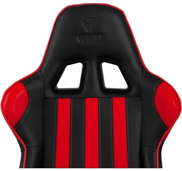 Scaun de joc negru/roșu Yenkee