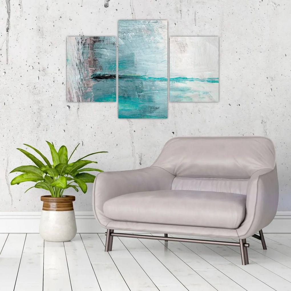 Tablou - pictură abstractă în ulei (90x60 cm)