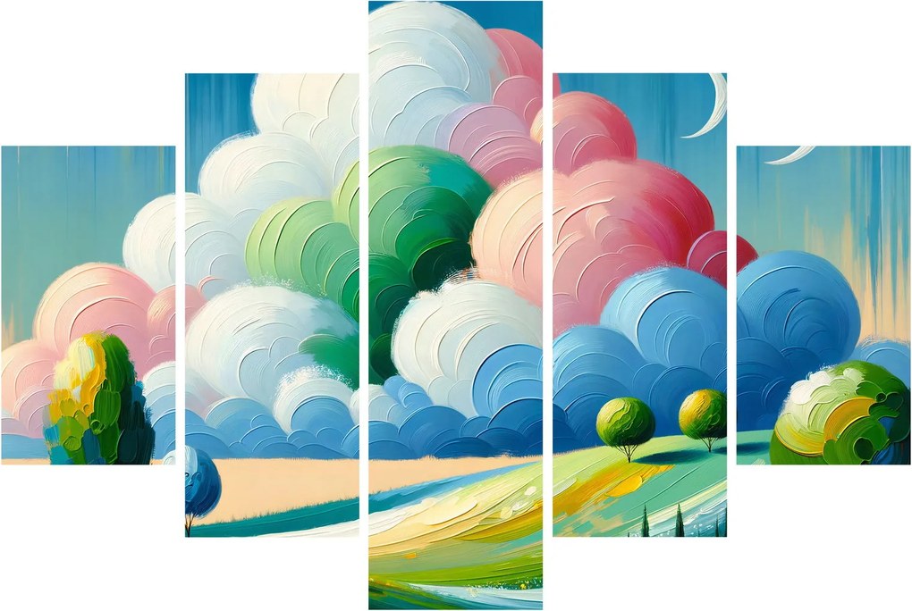 Tablou - Peisaj cu nor (150x105 cm)