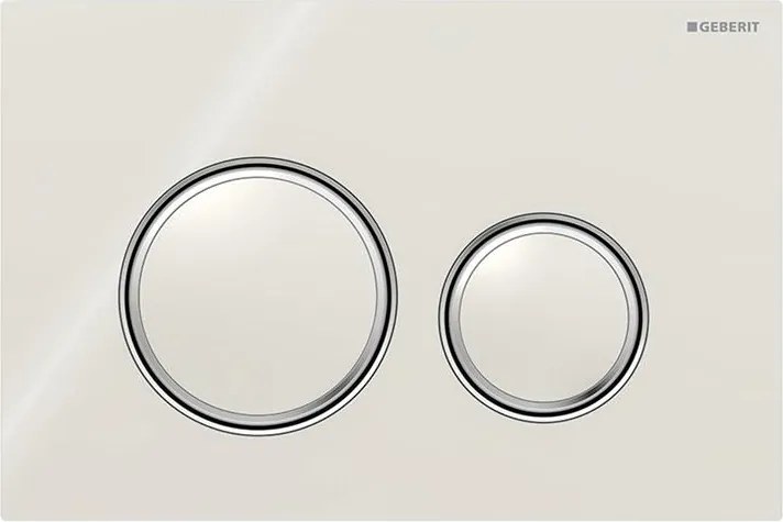 Geberit 115.884.JL.1-Placă de acționare Sigma50 24,6x16,4 cm gri nisipiu/crom lucios