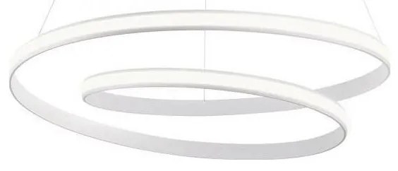 Redo 01-1890 - Lustră LED TORSION, reglabilă (dimmabilă), suspendată pe cablu, LED/35W/230V, Ø 75 cm, albă