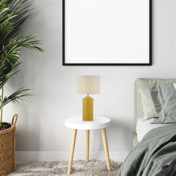 Lampă de masă Searchlight EU60062OC CHARLESTON 1xE27/60W/230V ceramică