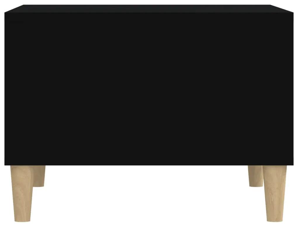 Masuta de cafea, negru, 60x50x36,5 cm, lemn compozit 1, Negru