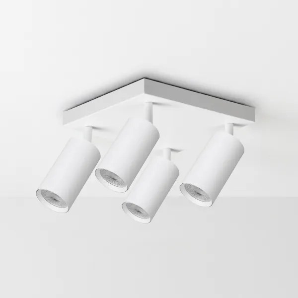 Brilagi - Spot LED RGBW reglabil SELE SQUARE 4xGU10/6,5W/230V alb
