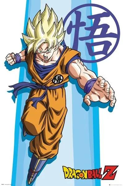 Poster Dragon Ball Z - SS Goku, (61 x 91.5 cm)
