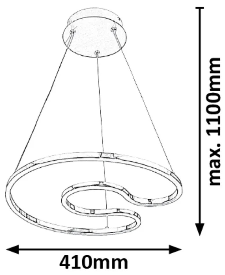 Lustra LED suspendata design modern Melora 2190 RX