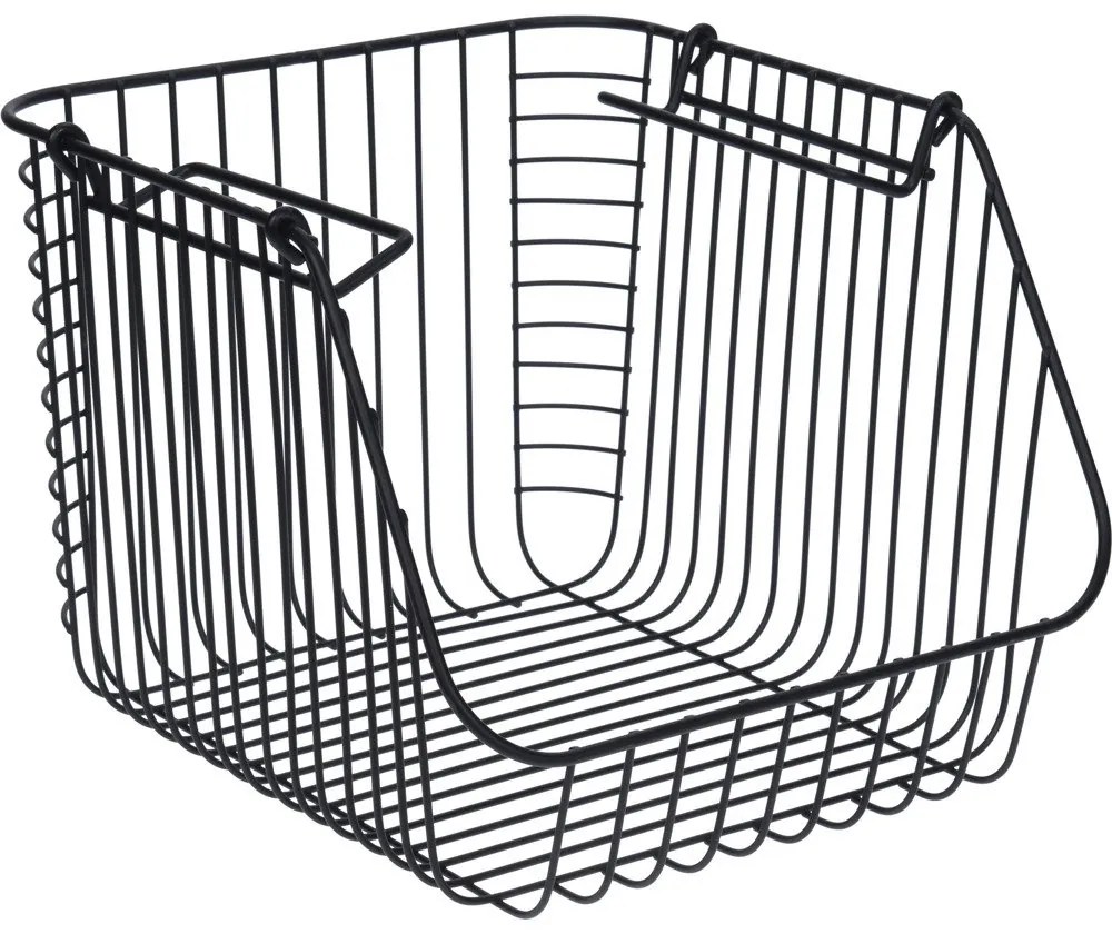 Cos metalic pentru depozitarea legumelor si fructelor, 29 x 27 x 21 cm