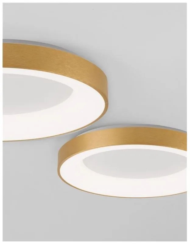 Plafoniera LED 3000K moderna 60cm RANDO THIN auriu NVL-9353854
