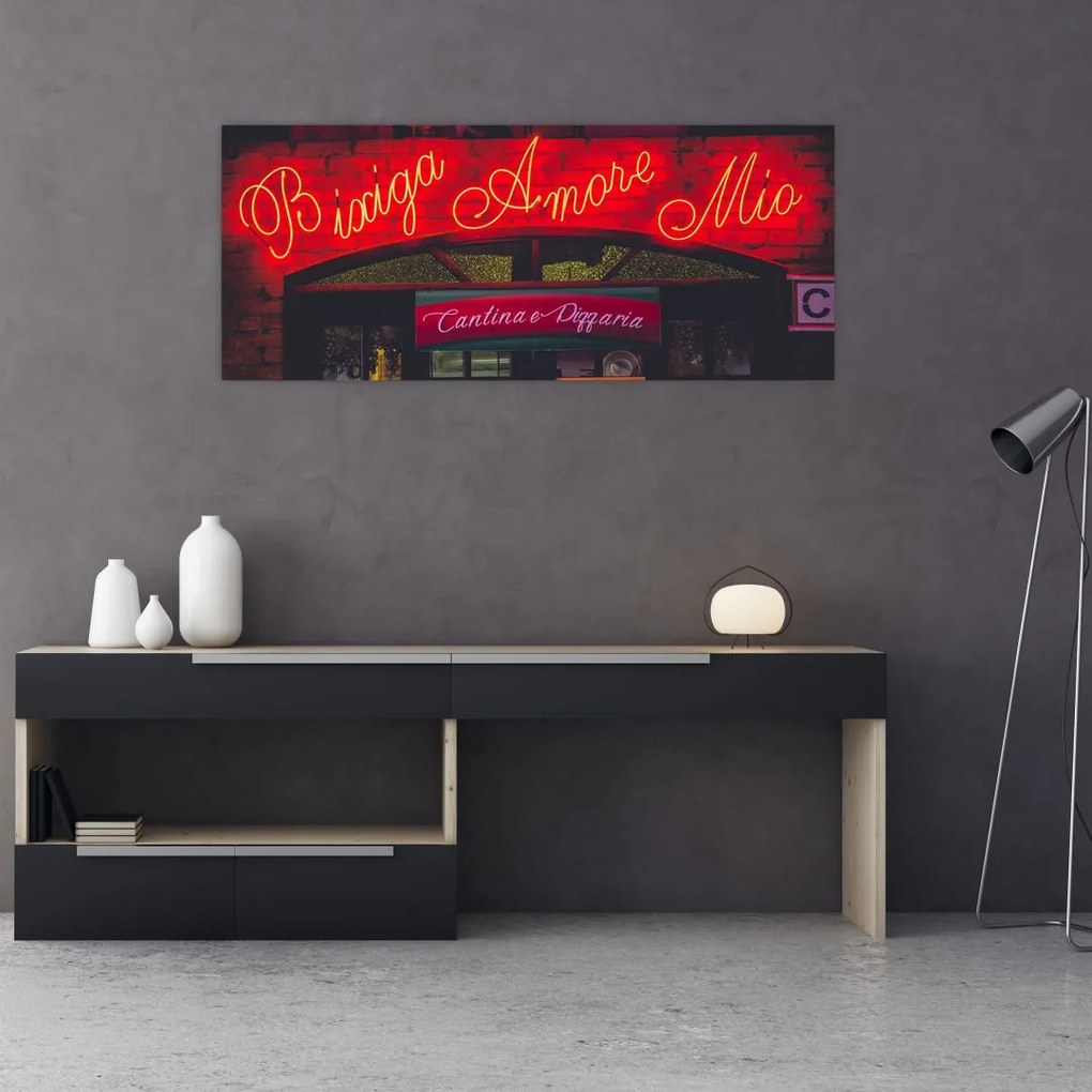 Tablou - Amore Mio (120x50 cm)