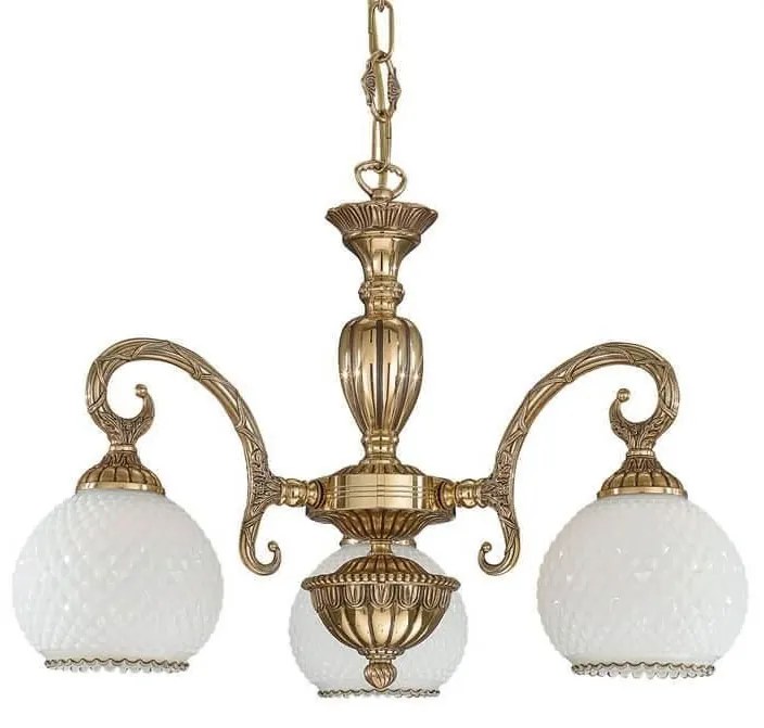 Candelabru din alama cu 3 brate design italian 8500
