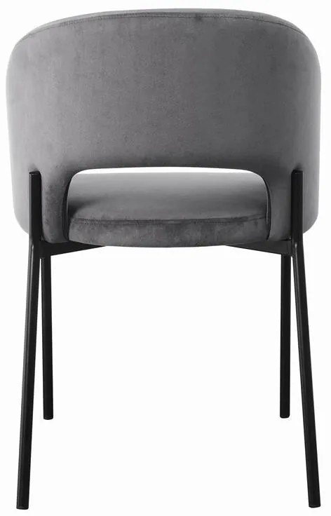 Scaun K455 Velvet Gri – H77