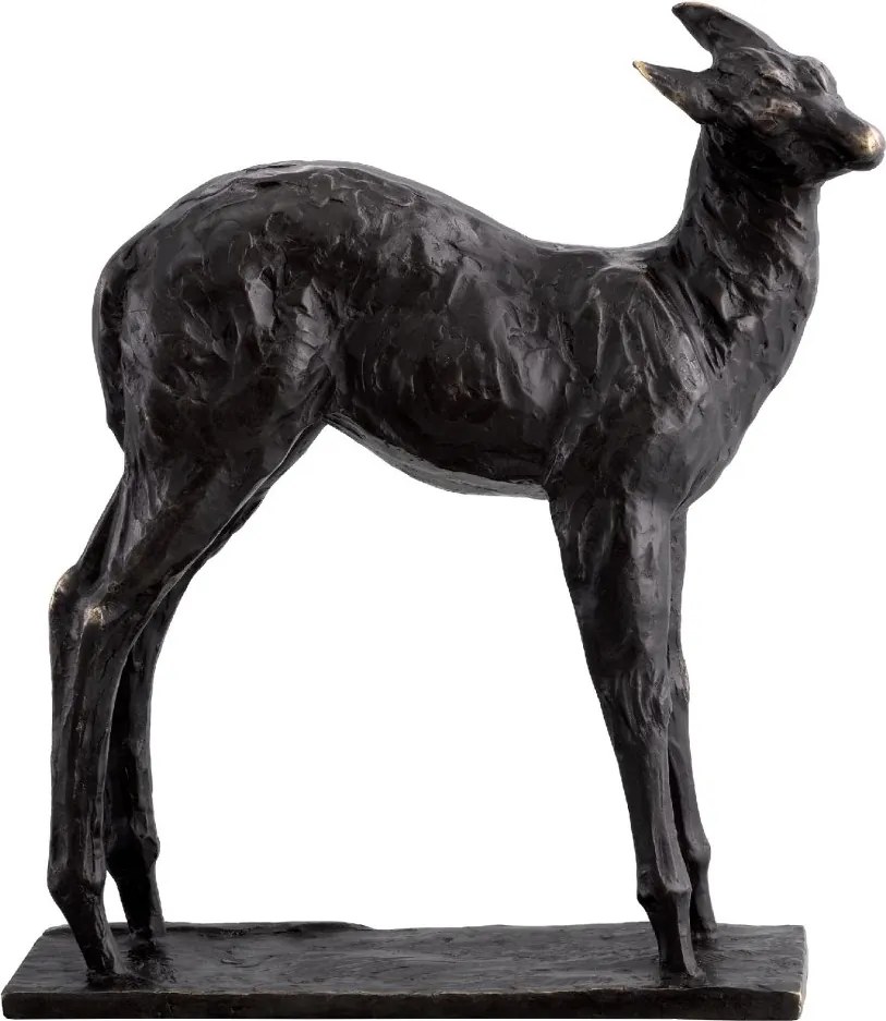 Statueta decorativa din bronz Deer