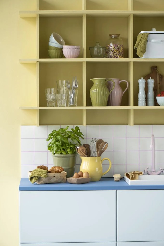 Bol galben din ceramica pentru aluat MYNTE LEMONADE