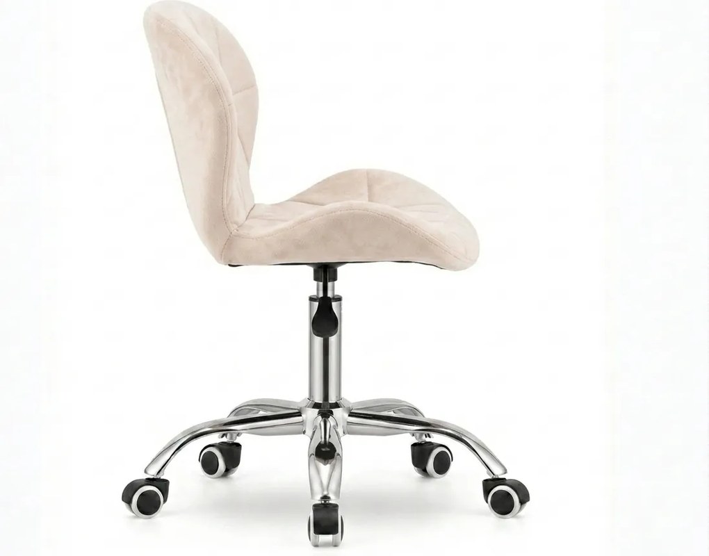 Scaun de birou AVOLA VELVET roz prafuit
