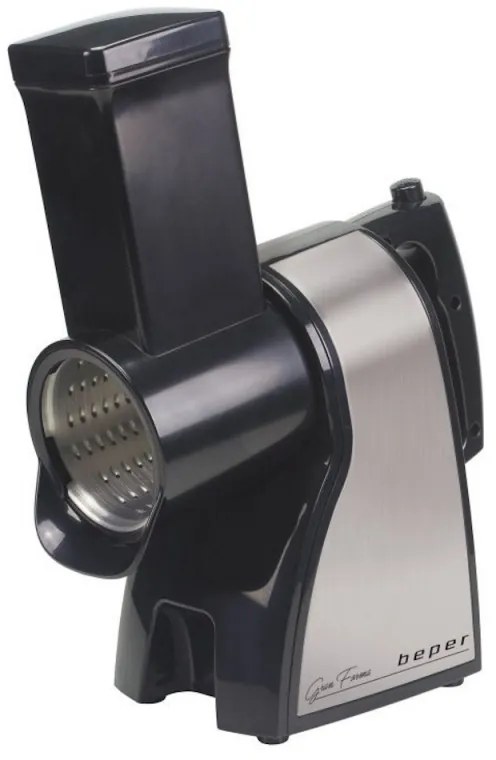 Razatoare electrica Beper BP.400, 430W, Otel inoxidabil, 3 atasamente, Deschidere mare, Negru/Gri