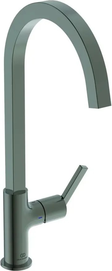 Baterie bucatarie Ideal Standard Gusto Square 306 gri Magnetic Grey
