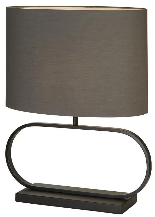 Veioza/Lampa de masa decorativa Sleek negru/gri