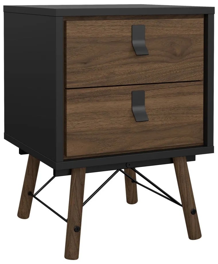 Noptieră maro închis Ry – Tvilum