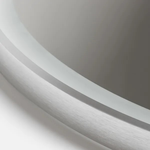 Brilagi-LED Oglindă anti-aburire dimabilă cu iluminare LED ALU PRO LED/18W/230V pr.60 cm IP44, crom mat