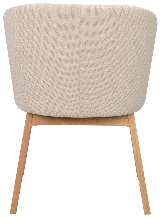 Set de scaune de sufragerie bej 2 buc. tapițat Windham – Rowico