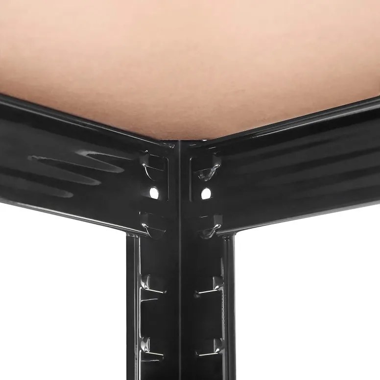 Raft Songmics, 5 rafturi, 180 x 90 x 40 cm, Negru, GLR040B01