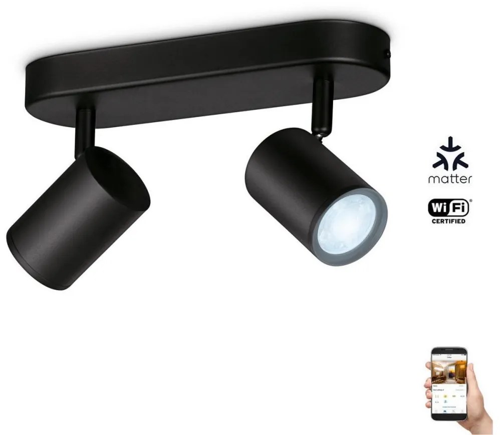 Spot LED dimabil IMAGEO 2xGU10/4,9W/230V 2700-6500K Wi-Fi WiZ