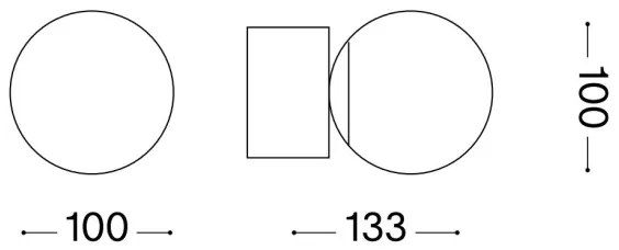 Aplică LED Ideal Lux PERLAGE 1xG9/3W/230V auriu/alb