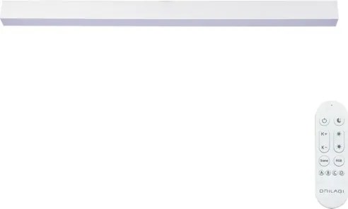 Brilagi - Plafonieră LED cu dimmer SLEEKLINE LED/40W/230V Wi-Fi Tuya albă+telecomandă