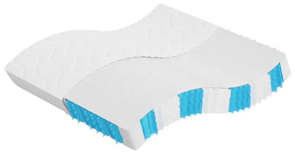 vidaXL Saltea cu arcuri buzunar, fermitate medie, 180x200 cm