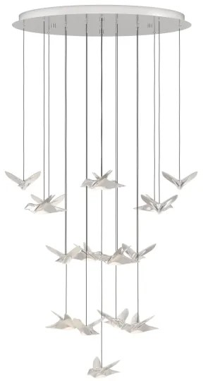 Lustră LED dimabilă pe cablu Eglo 390402 PARATEBUENO 17xLED/3W/230V crom