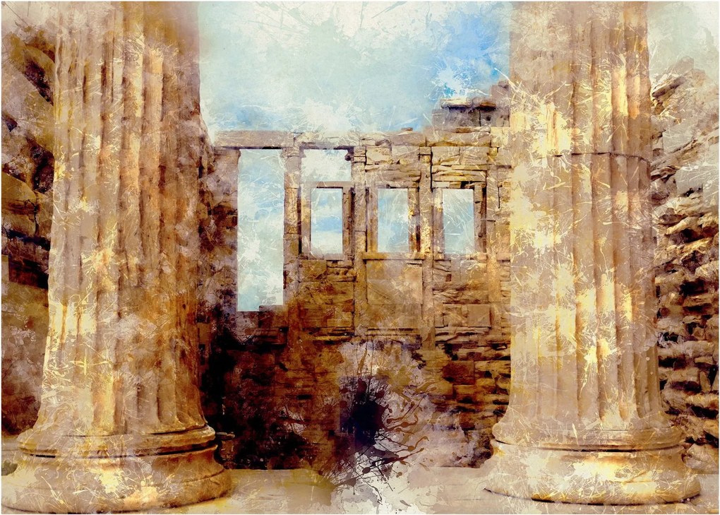 Tablou - Erechtheion, Atena, Grecia (70x50 cm)