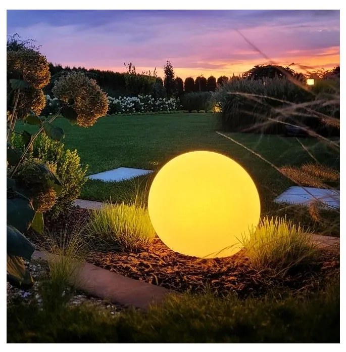 Lampă LED de exterior GLOBO 1xE27/9W/230V d. 40 cm IP44