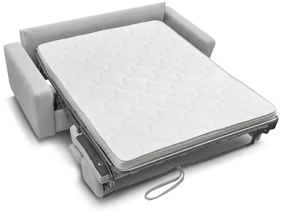 Canapea gri deschis extensibilă 195 cm Monaco – Bobochic Paris