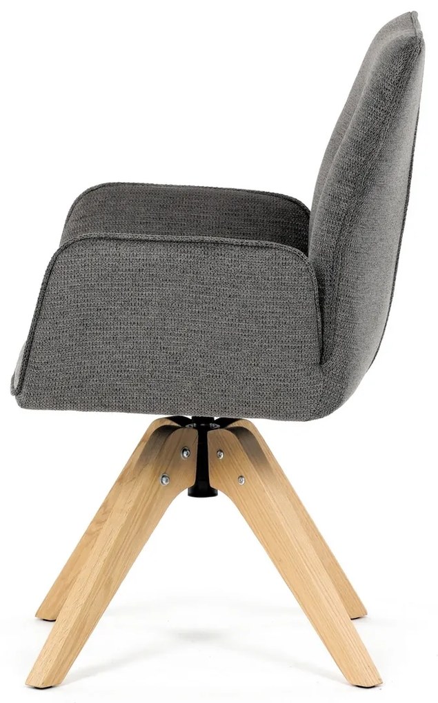 Scaun de sufragerie DCH-C2148 GREY2 cu materialimpermeabil