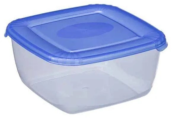 Cutie alimentară Polar pătrată cu Capac Albastru de 950 ml