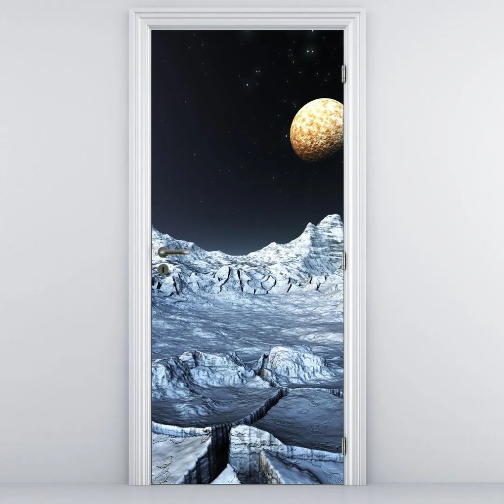 Fototapet pentru ușă - Univers (95x205cm)