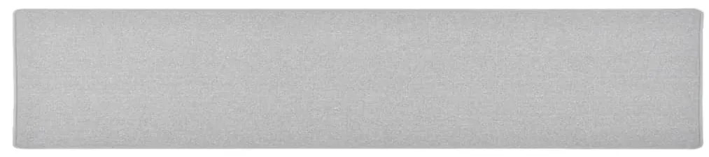 vidaXL Covor traversă, gri deschis, 50x250 cm