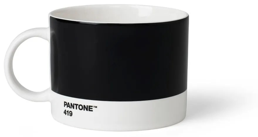 Cană neagră din ceramică 475 ml Black 419 – Pantone