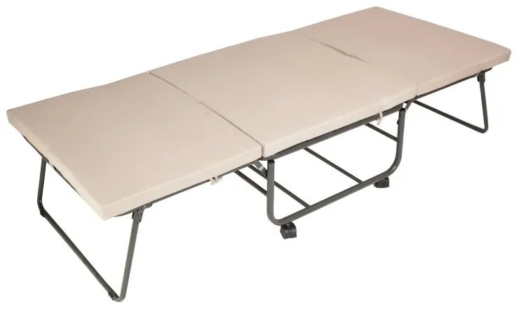 Pat metalic pliant Kristin c940, 195x79x46cm, crem