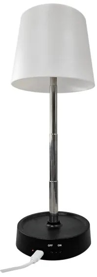 Lampă LED tactilă dimabilă de masă LED/3W/5V USB 800 mAh alb