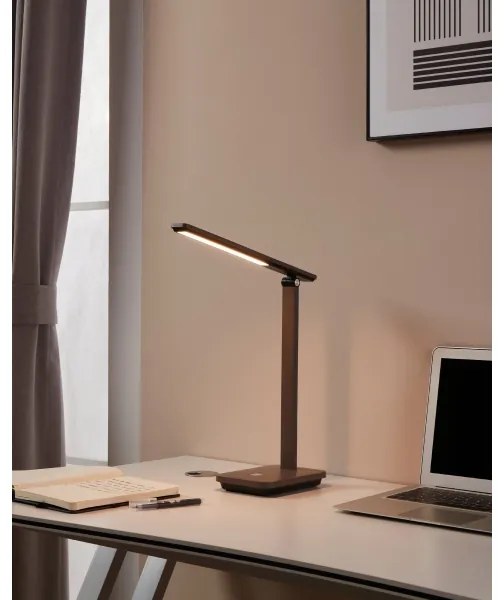 Lampă LED dimabilă reîncărcabilă Eglo 900958 INIESTA LED/3,6W/5V 1800mAh maro