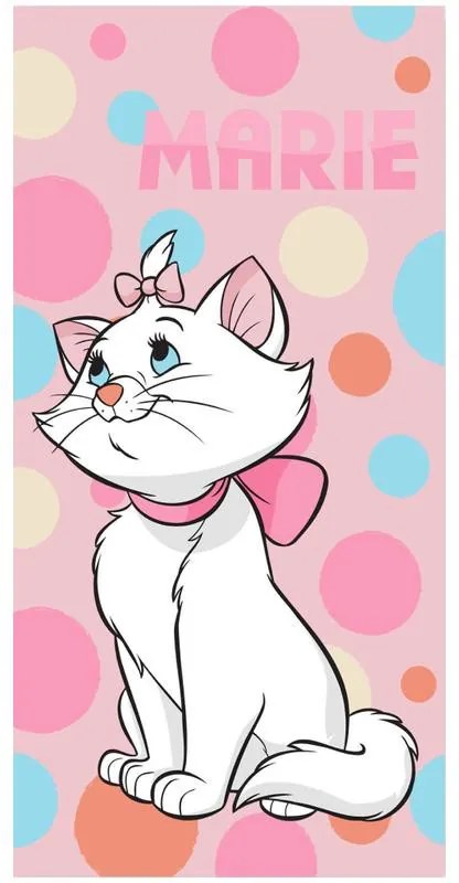 Disney Marie Bubble prosop baie pisică, prosop plajă 70x140cm