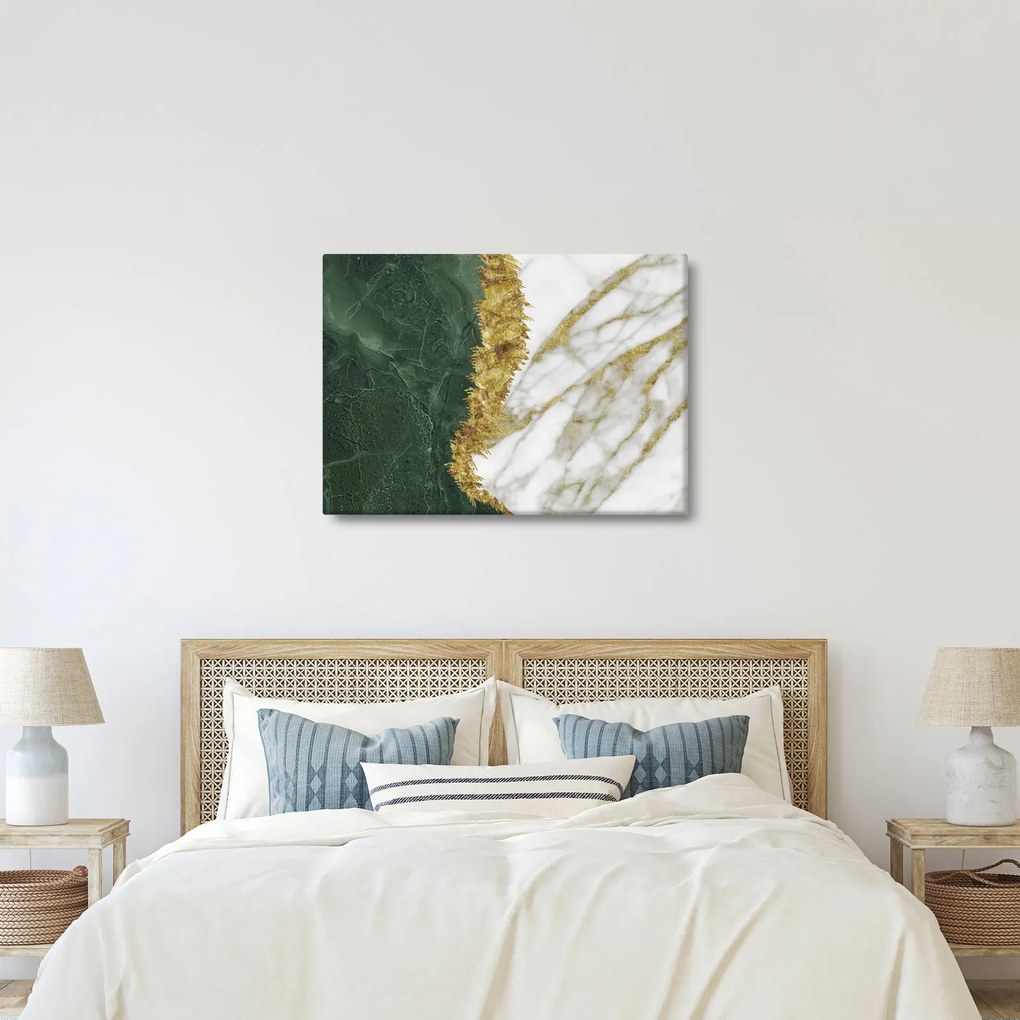 Tablou - Marmură verde N⁰1 (70x50 cm)