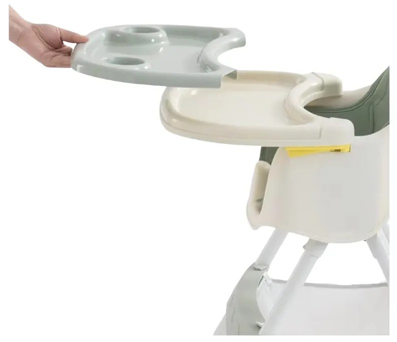 Scaun de masa pentru bebelusi, reglabil pe intaltime, Vernil- SMB-04