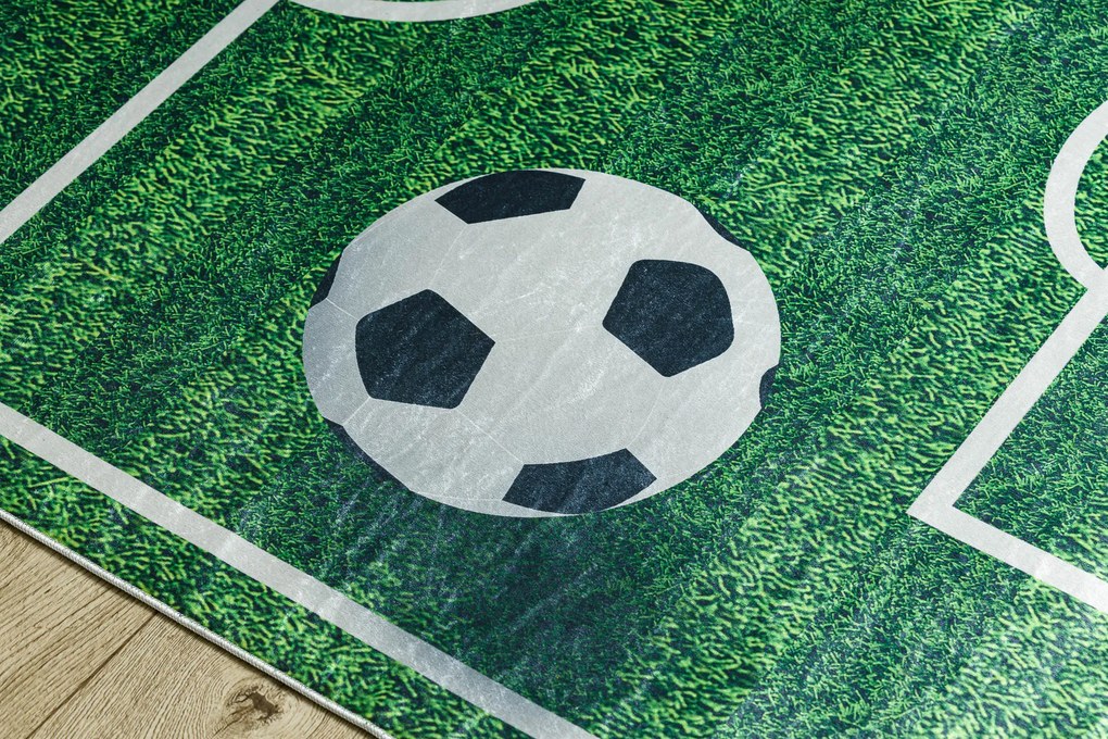 BAMBINO 51760 covor lavabil Teren, fotbal pentru copii anti-alunecare - verde