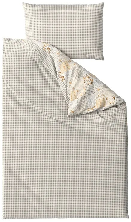 Lenjerie de pat din bumbac Renforce PATCHWORK bej Dimensiune lenjerie de pat: 70 x 90 cm | 140 x 200 cm