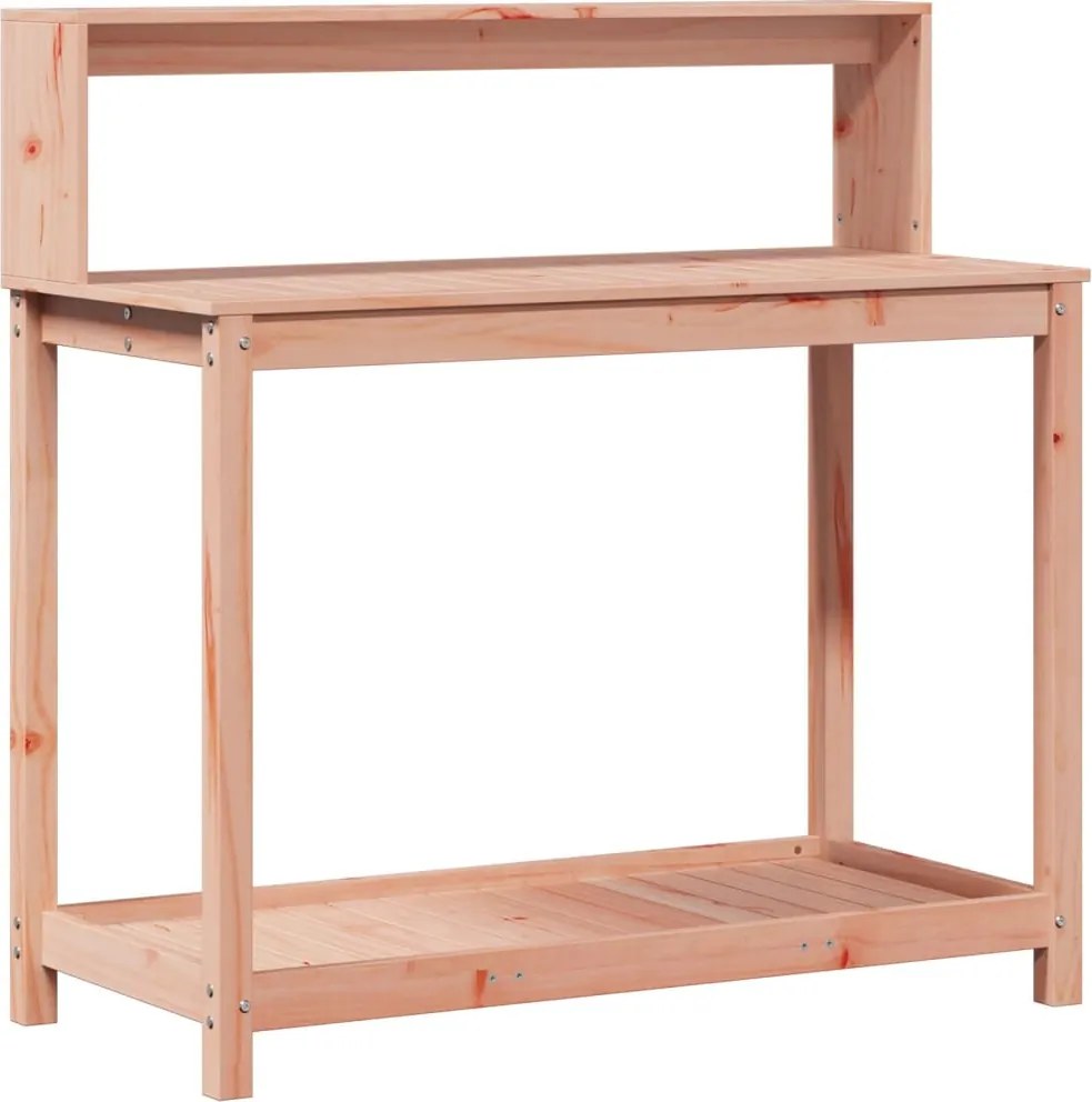 vidaXL Masă de plantare cu rafturi 108x50x109,5 cm lemn masiv douglas